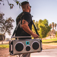Boomboxes and radio tape recorders
